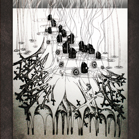 Олени под водой