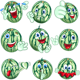 Стикерпак Арбузик