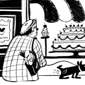 Мечтающая женщина 