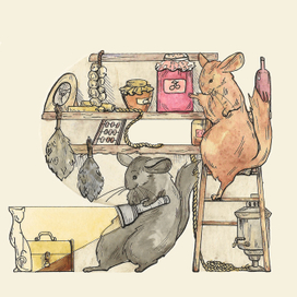 Акцидентный шрифт "Шиншиллы"