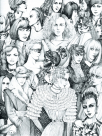 Почеркушки шариковой ручкой