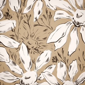 Цветочный бесшовный паттерн