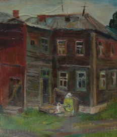 Баба Шура с Тимошкой