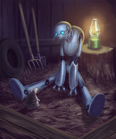 Грустный робот