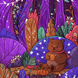 Друзья в лесу