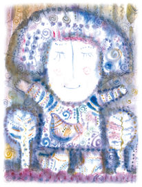 Снегурочка по Земле идет!