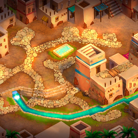  Игровая локация а игре Invincible Cleopatra - Caesar's Dreams Collector's Edition