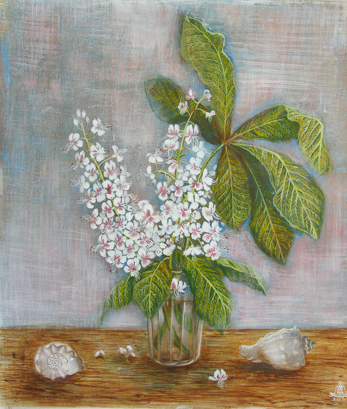 каштан в стакане