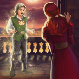 4-ая иллюстрация к сказке "Король Лягушонок"