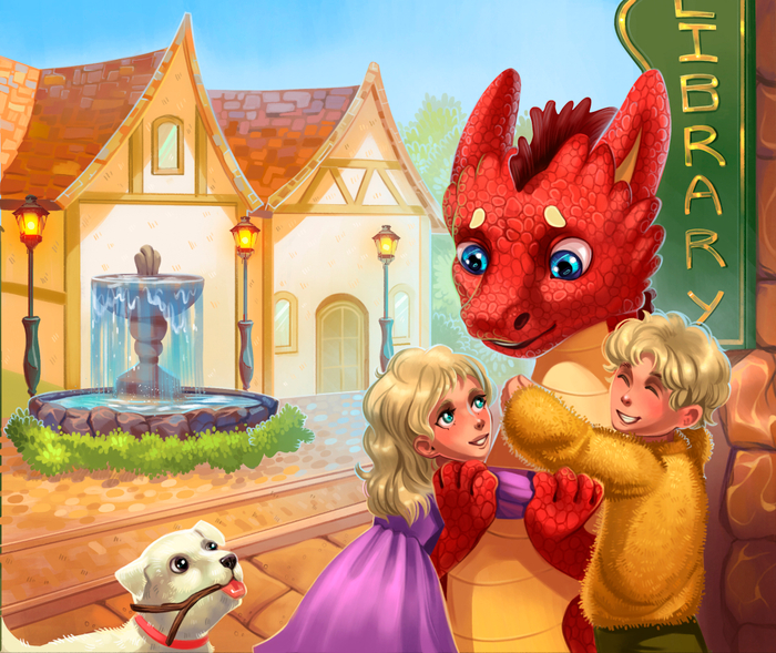 Иллюстрация для книги "Донто Таинственный динозавр"