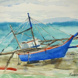 Лодка в отлив