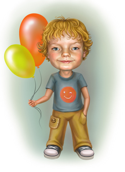 мальчик на пригласительный