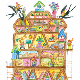 Весенний шкафчик