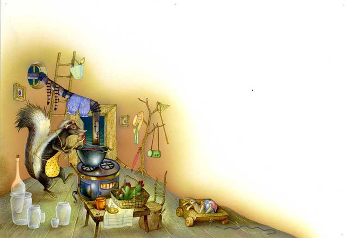 "In a Jam" иллюстрация к рассказу в детском журнале "Focus on the Family"