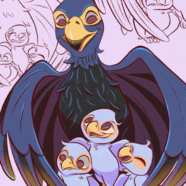 Мама Орлица (сharacter сoncept of book)