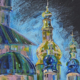 Купола Софийского собора. Тобольск. 2016