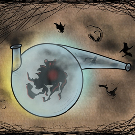 Монстры, обитающие в ретортах. 