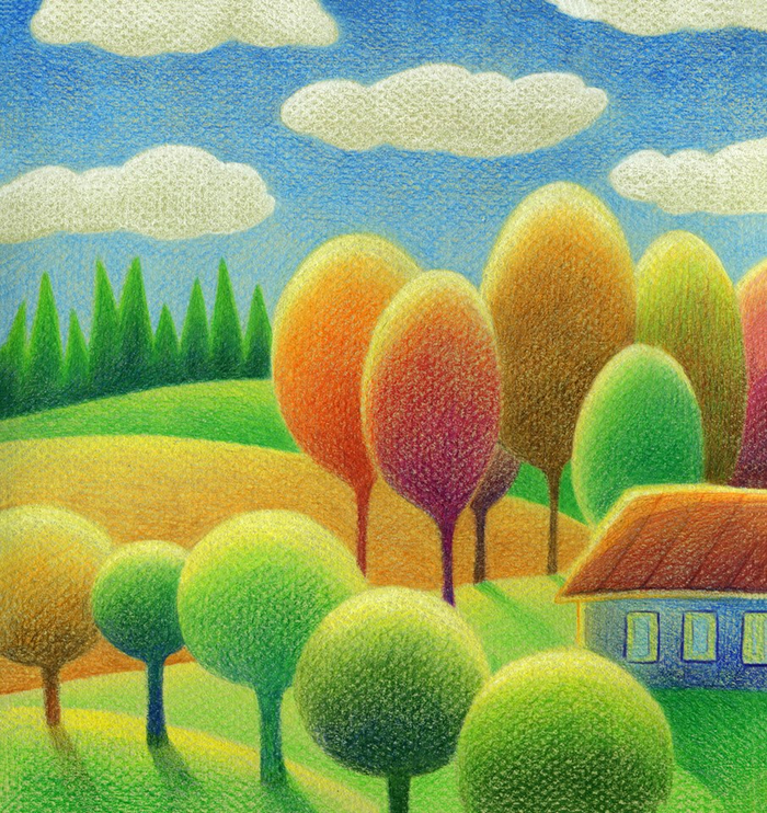 Для сказки о кругленьких человечках и длинненьких человечках