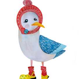 модная чайка