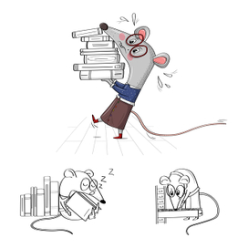 Библиотечная Крыска-Маринка