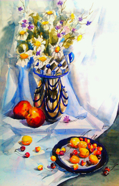 "Натюрморт с ромашками"