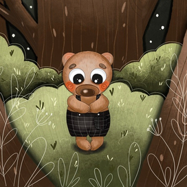 Грустный мишка