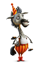 Конь педальный