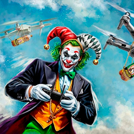 Джокер для постера пивного ресторана