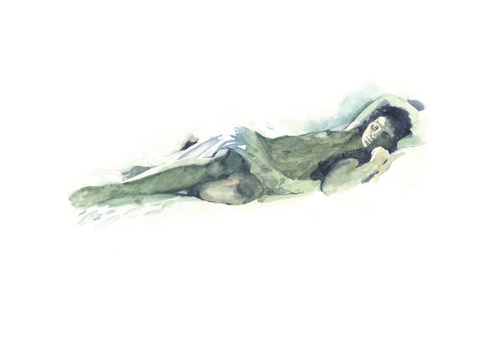 На заре она сладко так спит. Апрель, 1991.