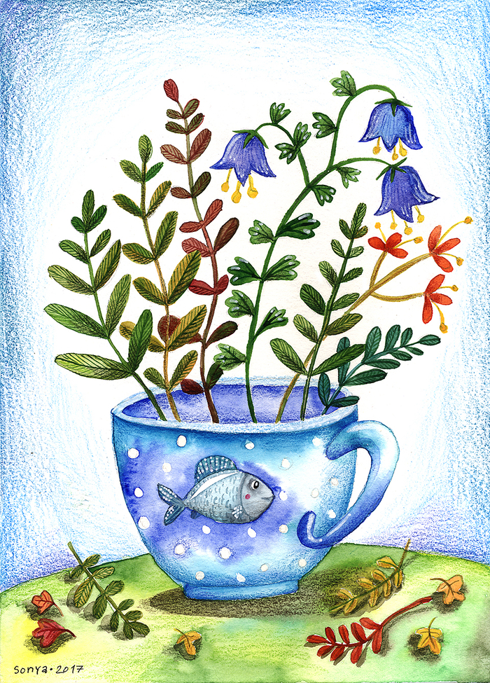 Незамысловатый букет )