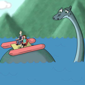 Стали забывать... Лох-несское чудовище.