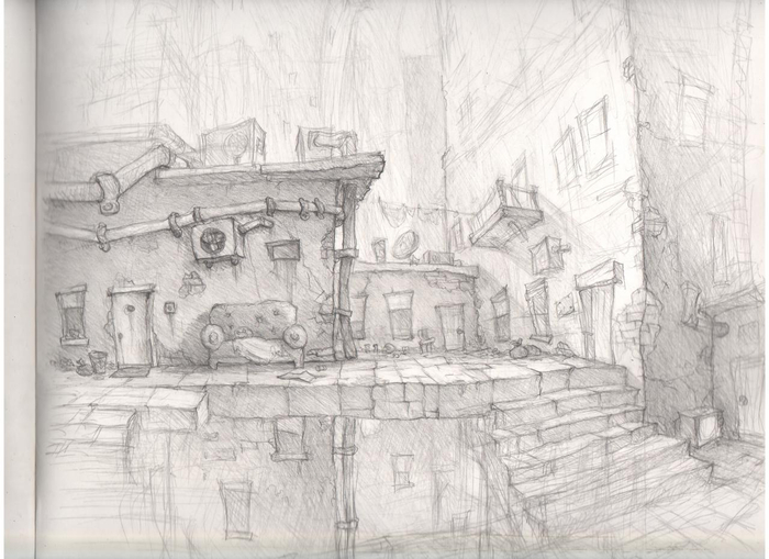 просто карандашный скетчик))