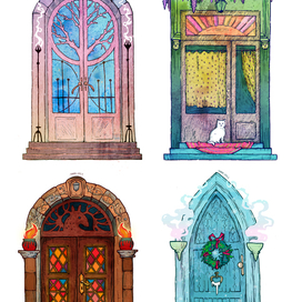 Двери-времена года