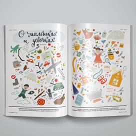 Разворот Мамин/Папин Журнал