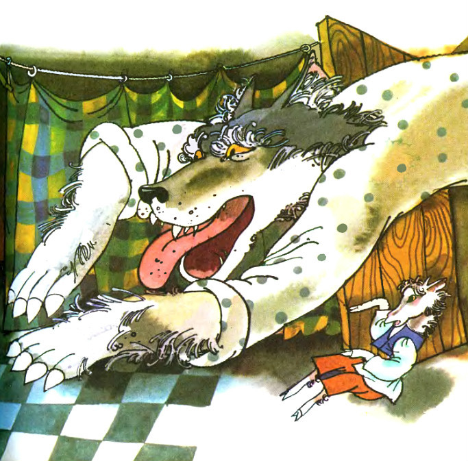 Сказки братьев Гримм. Волк и семеро козлят