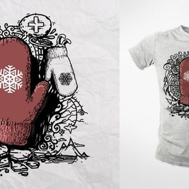 Варежка_принт 