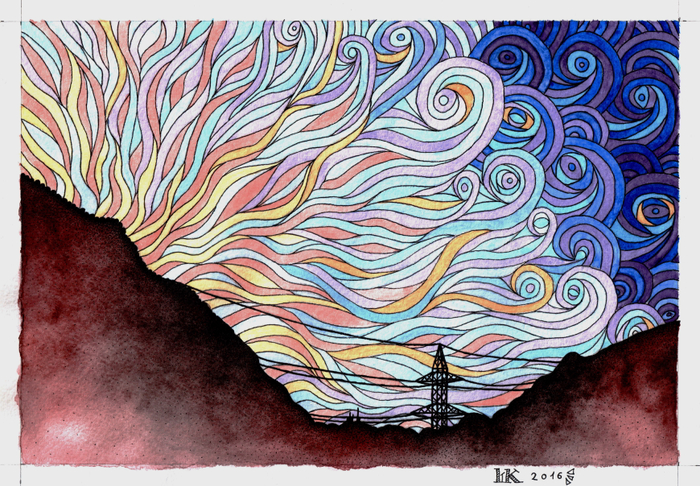 Алтай. Вечер.