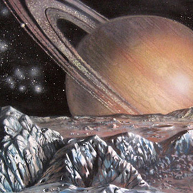 Диона - спутник Сатурна