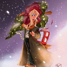 Новогодняя открытка 