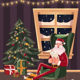 Современный дед мороз