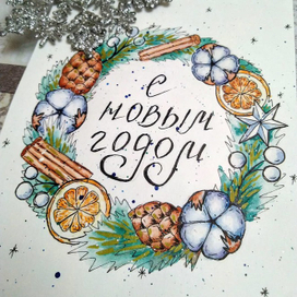 Новогодний венок