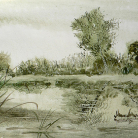 Утро у водоема