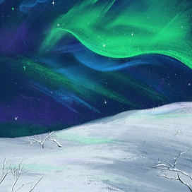 северное сияние