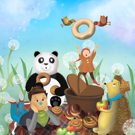 Друзья на пикнике