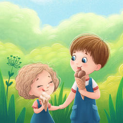 Иллюстрация для книги "Wait a minute"