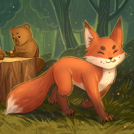 Два жадных медвежонка