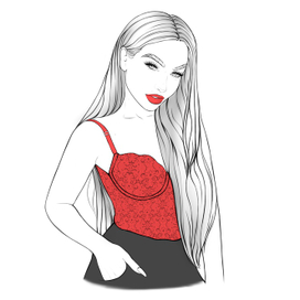 Портрет в стиле sketch (скетч)