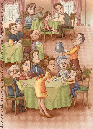 Иллюстрация для книги Spaghetti Sam