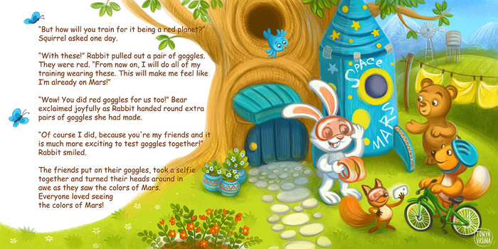 Rabbit with red goggless