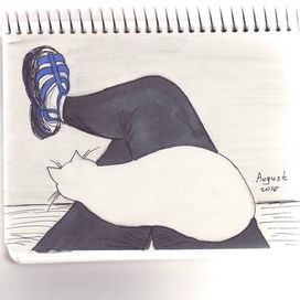 Человек и кошка